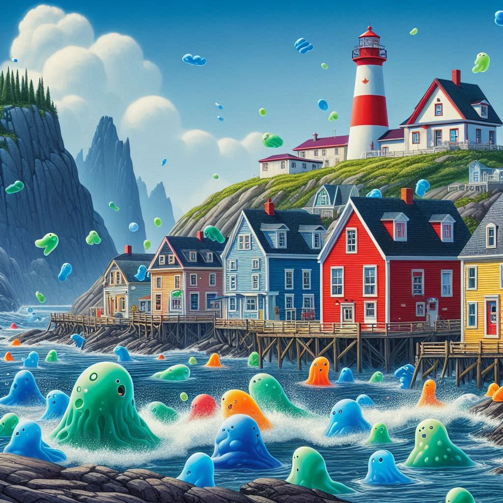 Terre-Neuve envahie par des blobs